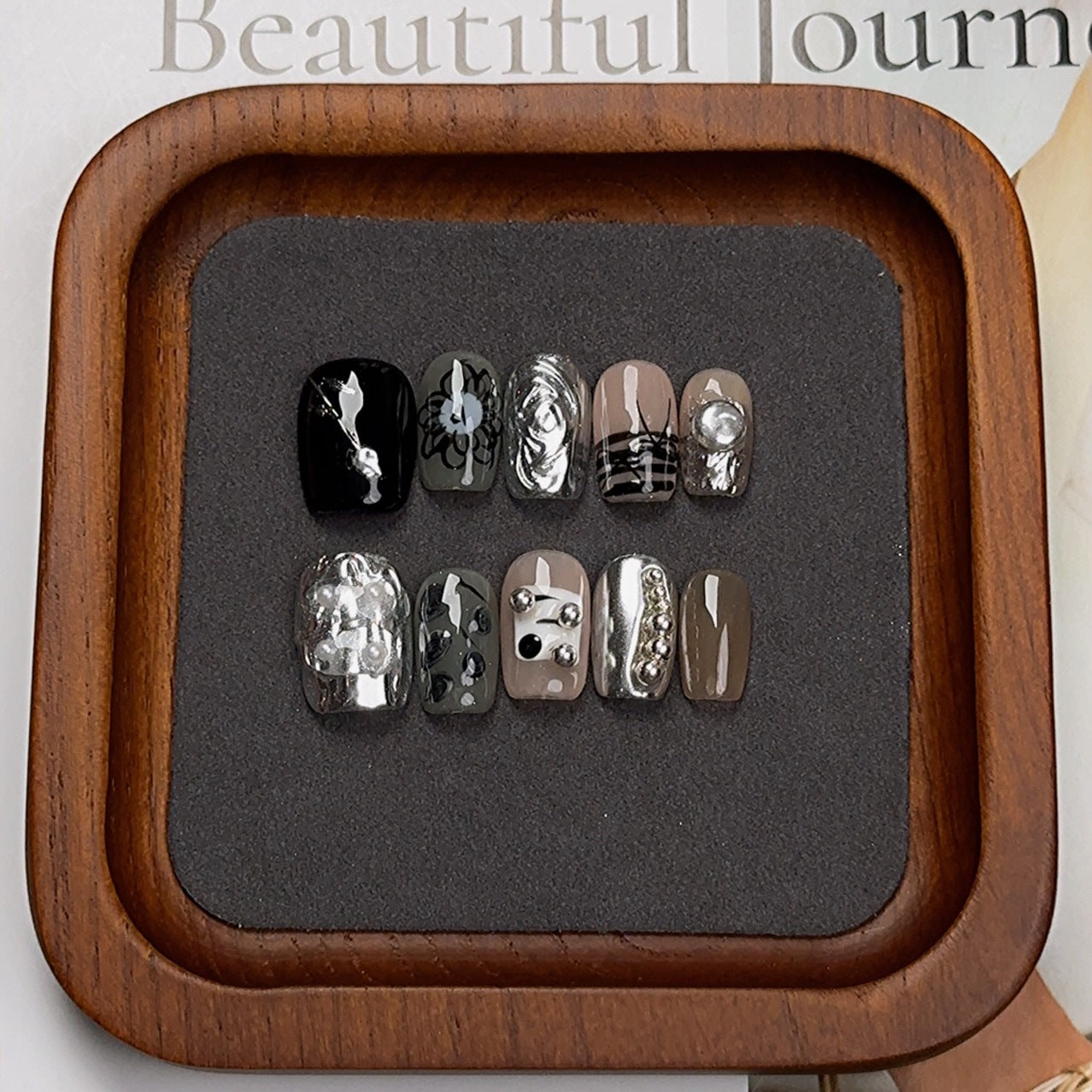 Handmade Wear Nail Gold Powder Heavy Industry Manicure