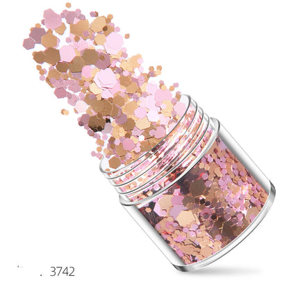 Laser Pentagram Nail Sequins Jewelry Drill