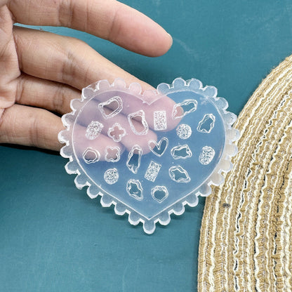 Silicone Non-whitening Flower Cartoon Manicure Mold