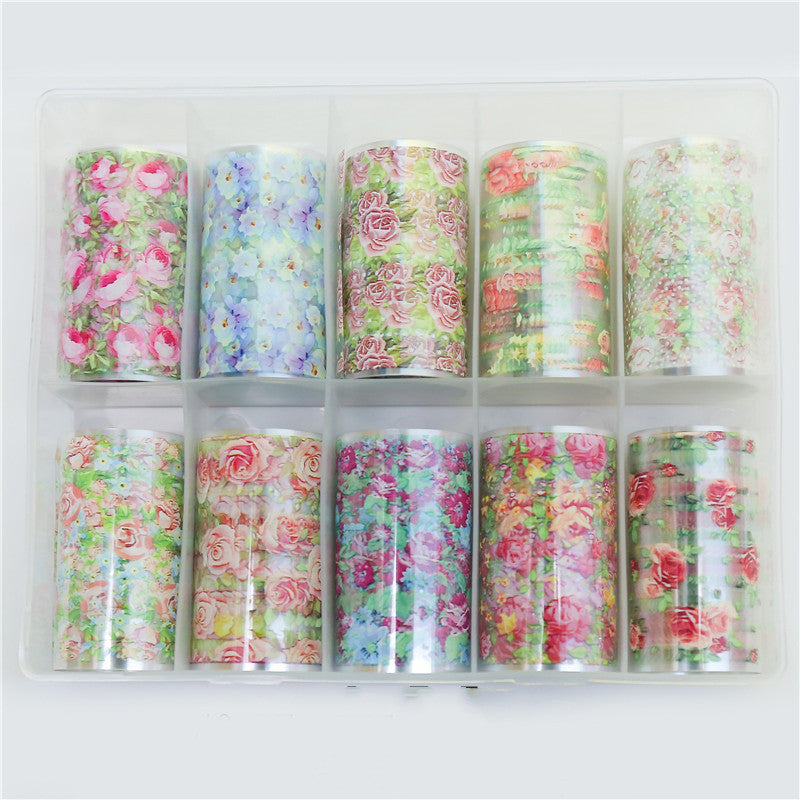 Transfer Paper Flower Star Sticker Net Red Nail Sticker