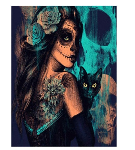 Diamond Painting Horror Skull Art Mosaic Home Wall Decoration