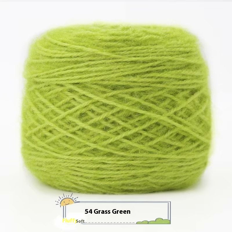 3 Two Groups Of Squirrel-velvet Yarn Hand-knitted Medium Thickness Hat Scarf Coat Waistcoat Cushion Plush Wool 150g