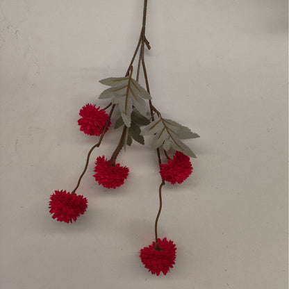 5 Autumn Dandelion Fake Flower Decoration Artificial Flowers