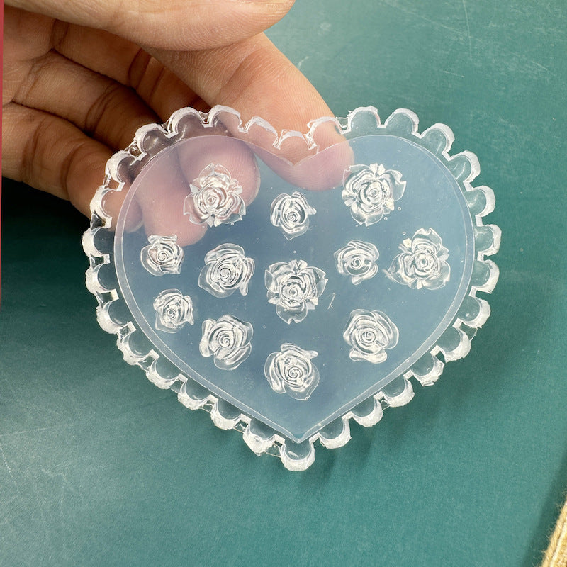 Silicone Non-whitening Flower Cartoon Manicure Mold