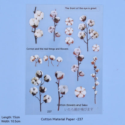 More Than Crystal Glue Flowers Material Stickers