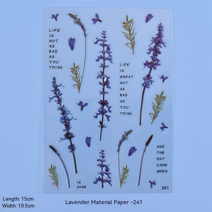 More Than Crystal Glue Flowers Material Stickers