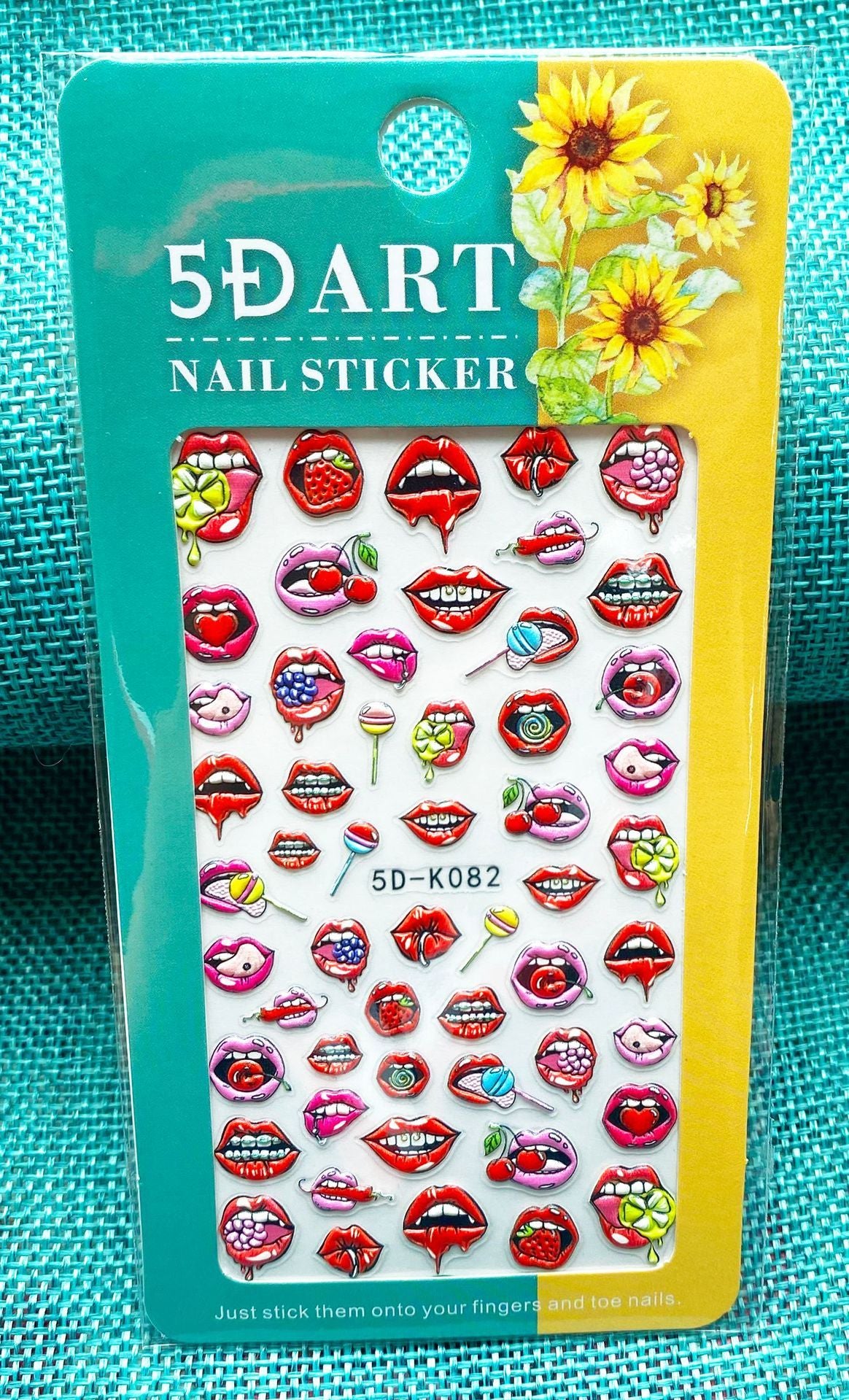 Embossed Nail Sticker Plaid Nail Sticker Three-dimensional Bow Nail Sticker Summer Nail Sticker