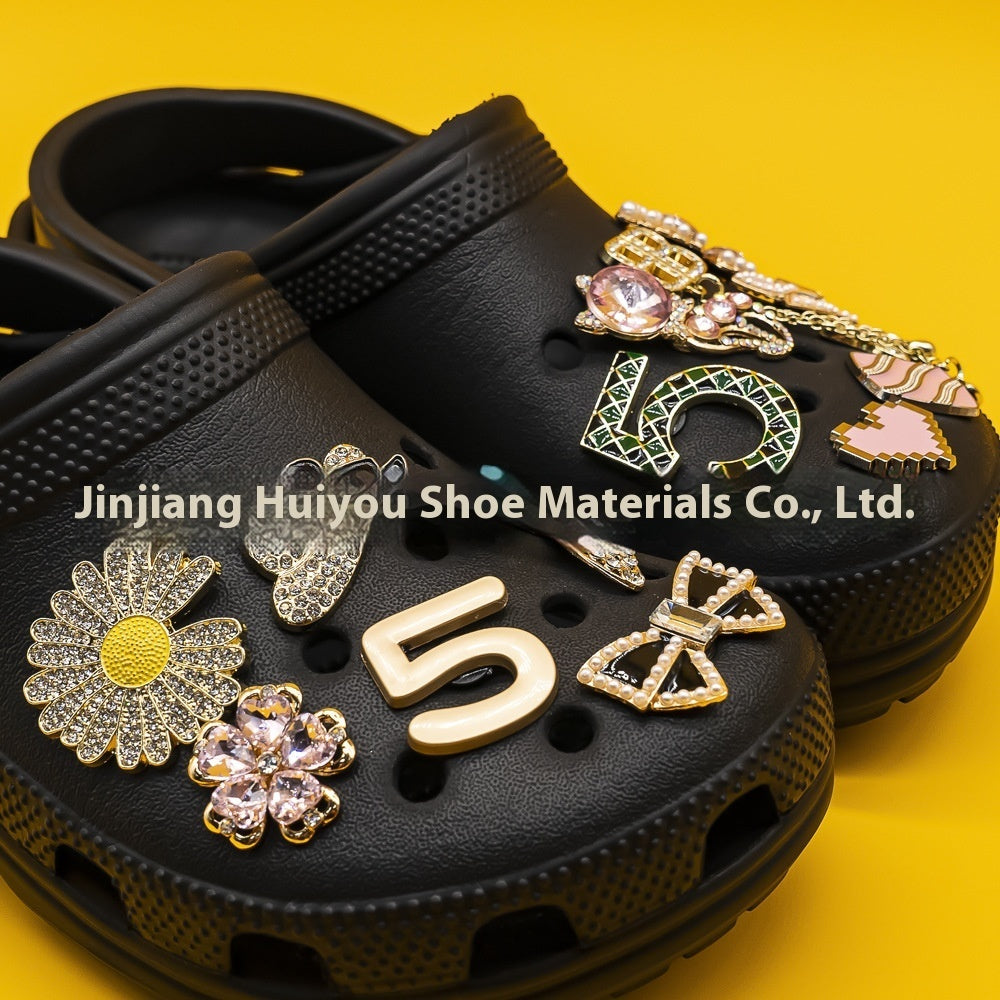 Metal Hole Shoes Accessories Buckle High Sense