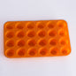 24 holes with round silicone cake mould