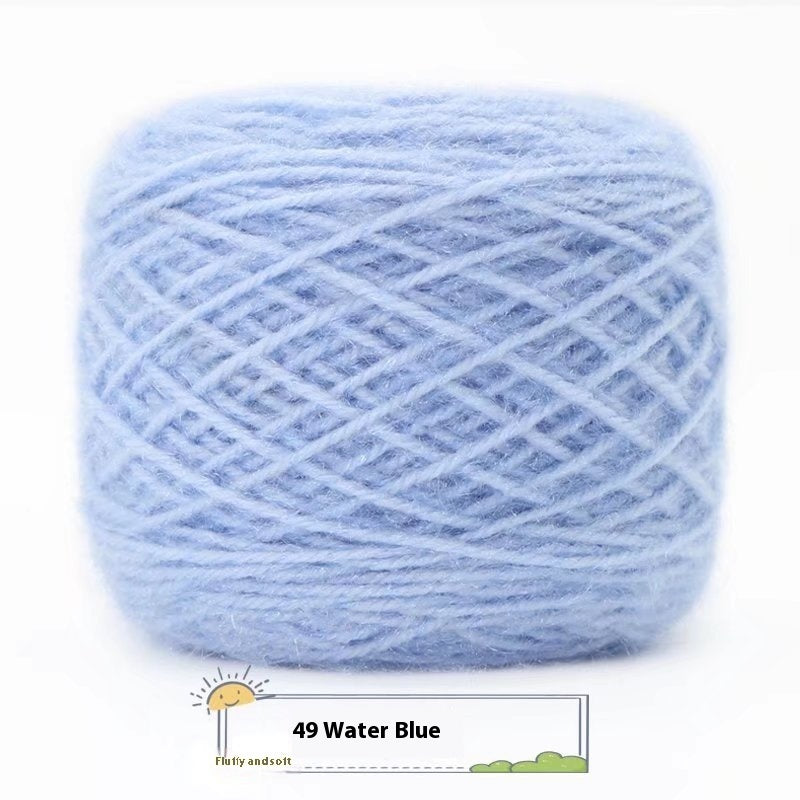 3 Two Groups Of Squirrel-velvet Yarn Hand-knitted Medium Thickness Hat Scarf Coat Waistcoat Cushion Plush Wool 150g