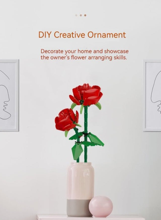 Puzzle - Rose, Blooming Flowers-Only Self Pickup