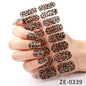 Gradient Onion Powder French Nail Applique Nail Stickers