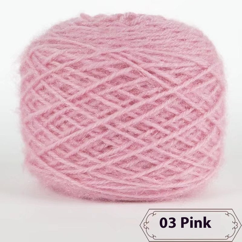 3 Two Groups Of Squirrel-velvet Yarn Hand-knitted Medium Thickness Hat Scarf Coat Waistcoat Cushion Plush Wool 150g