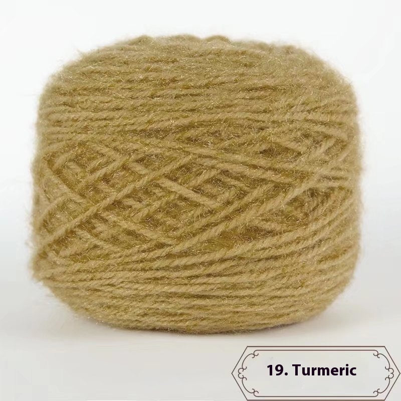 3 Two Groups Of Squirrel-velvet Yarn Hand-knitted Medium Thickness Hat Scarf Coat Waistcoat Cushion Plush Wool 150g