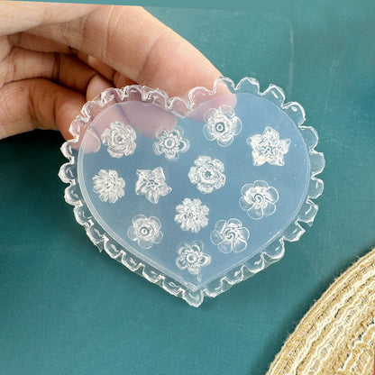 Silicone Non-whitening Flower Cartoon Manicure Mold