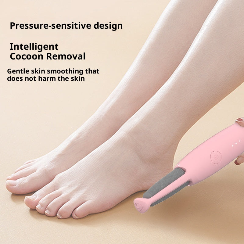 Household Rechargeable Electric Foot Grinder Heel Easy Exfoliating Skin Removing Calluses Pedicure Foot Knife Artifact