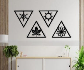 Four Seasons Acrylic Wall Art