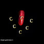26 Letter Alloy Nail Ornament Nail Crystal