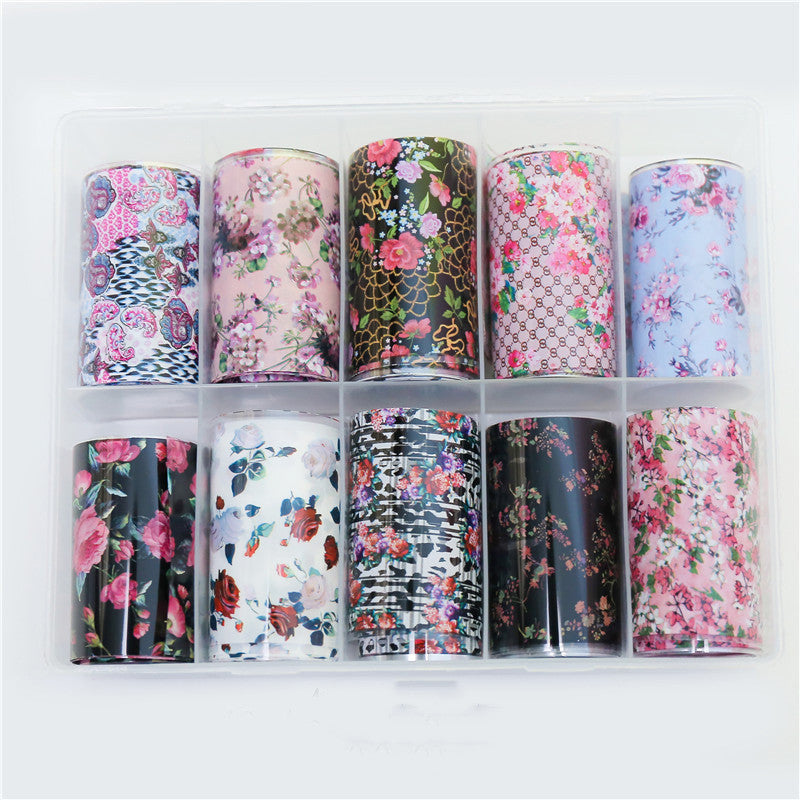 Transfer Paper Flower Star Sticker Net Red Nail Sticker