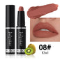 Matte Finish Makeup Lipstick Rotating Velvet Lasting No Stain On Cup
