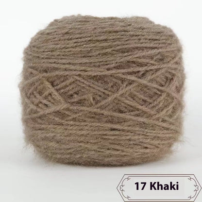 3 Two Groups Of Squirrel-velvet Yarn Hand-knitted Medium Thickness Hat Scarf Coat Waistcoat Cushion Plush Wool 150g