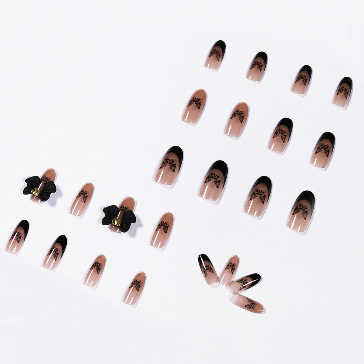 The Finished Patch Of Black Tea Transparent Butterfly Wear Armor Is Detachable