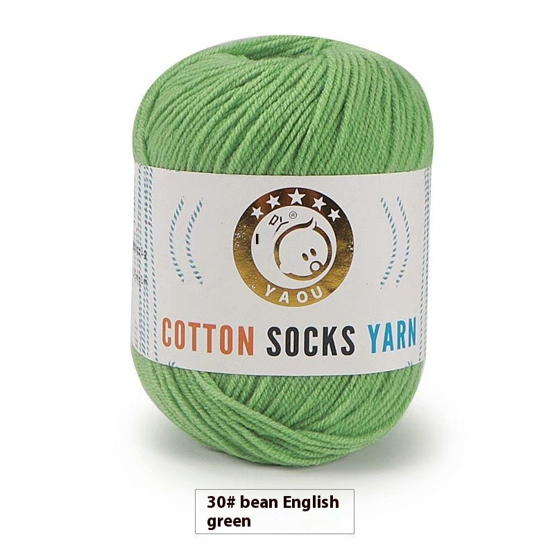 3-strand Combed Cotton Wool DIY Handmade Doll Toys For Babies And Children Yarn 50g