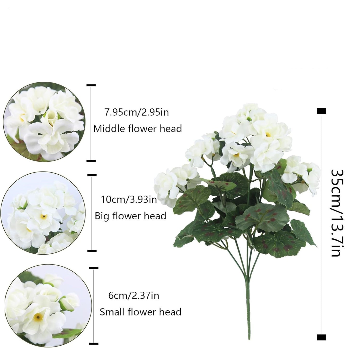 Home Living Room Decoration Artificial Begonia Flower Fake Flowers