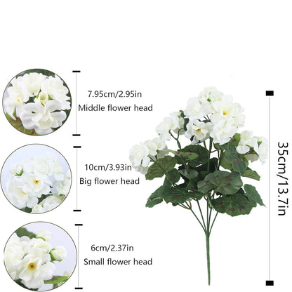 Home Living Room Decoration Artificial Begonia Flower Fake Flowers