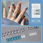 Nail Beauty New Hand-painted Fake Nail Tip Tulip Patch