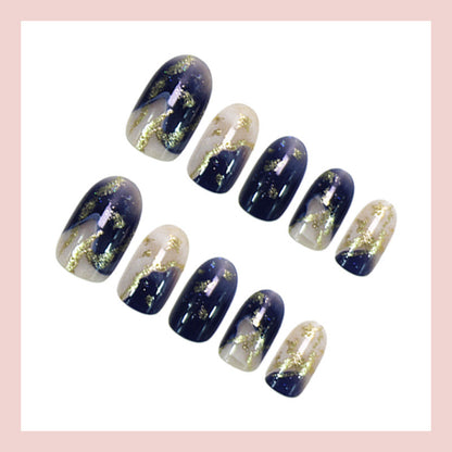 Quicksand Ice Transparent Blue Blooming European And American Wear Armor