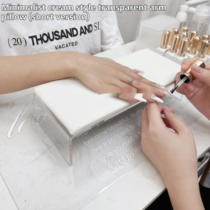 Cream Hand Pillow Acrylic Cream White Wrist Splint Tall And Short