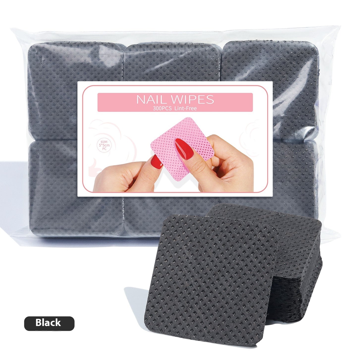 Portable Home Solid Color Magic Nail Polish Removing Tissue