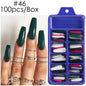 Blue Box Full Paste Wear Long Ballet Nail Plate