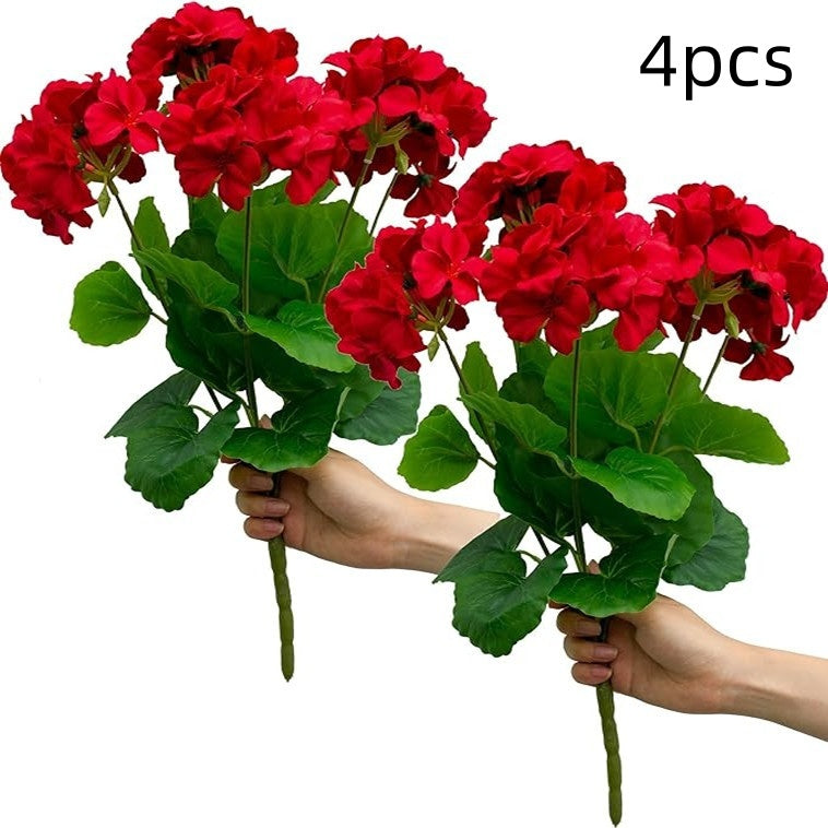 Home Living Room Decoration Artificial Begonia Flower Fake Flowers