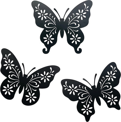 Metal Butterfly Wall Art Decoration Living Room