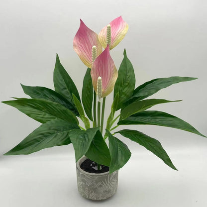 Simulation Green Plant Potted Artificial Flowers
