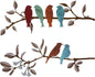 Metal Wall Art Vivid Bird Decoration