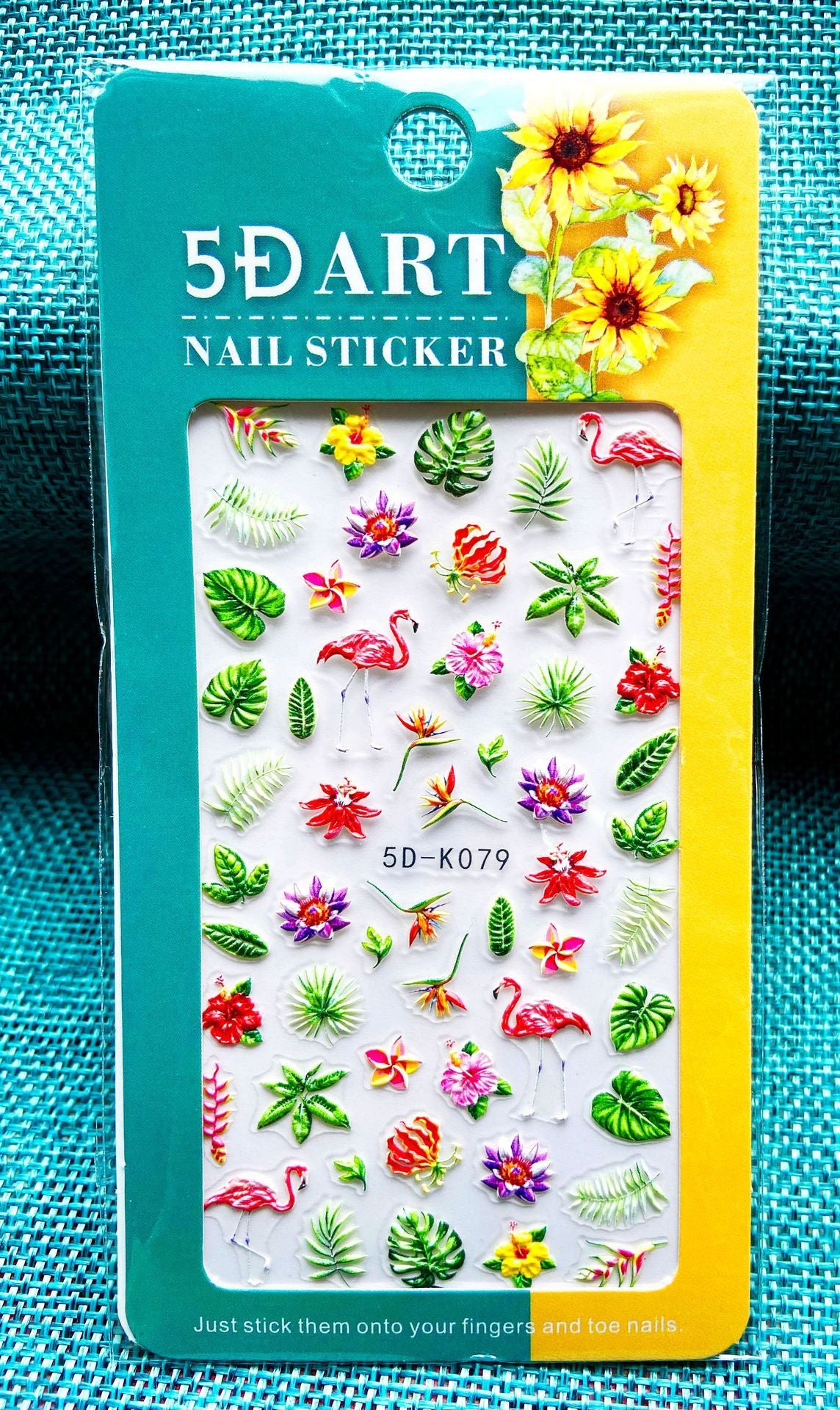 Embossed Nail Sticker Plaid Nail Sticker Three-dimensional Bow Nail Sticker Summer Nail Sticker