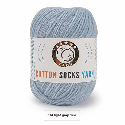 3-strand Combed Cotton Wool DIY Handmade Doll Toys For Babies And Children Yarn 50g