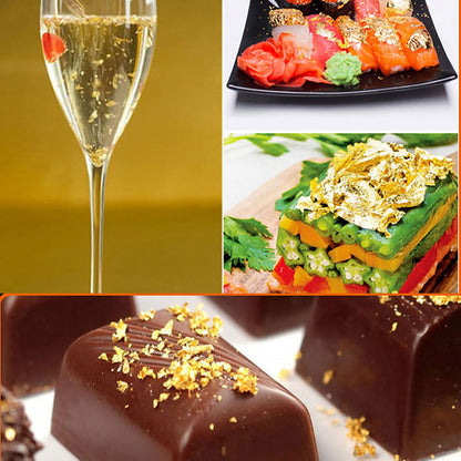 Gold Foil Decorative Fragment Silver Foil Paper Cake Decoration