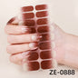 Gradient Onion Powder French Nail Applique Nail Stickers