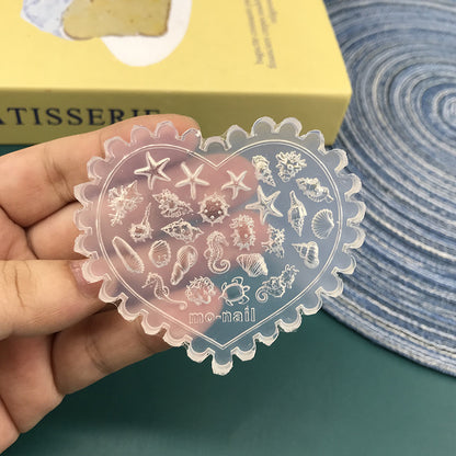 Silicone Non-whitening Flower Cartoon Manicure Mold