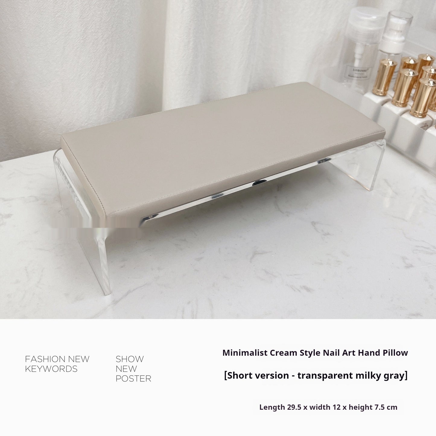 Cream Hand Pillow Acrylic Cream White Wrist Splint Tall And Short