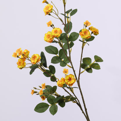 Artificial Flowers European Style Multi Head Small Rose Ornaments