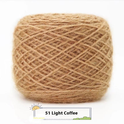 3 Two Groups Of Squirrel-velvet Yarn Hand-knitted Medium Thickness Hat Scarf Coat Waistcoat Cushion Plush Wool 150g