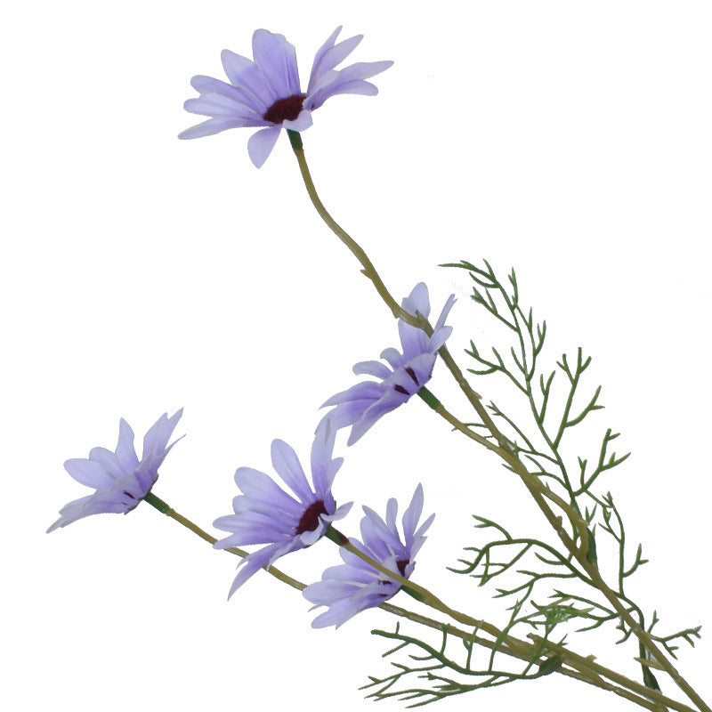 Home Decoration 5 Heads New York Aster Artificial Flowers