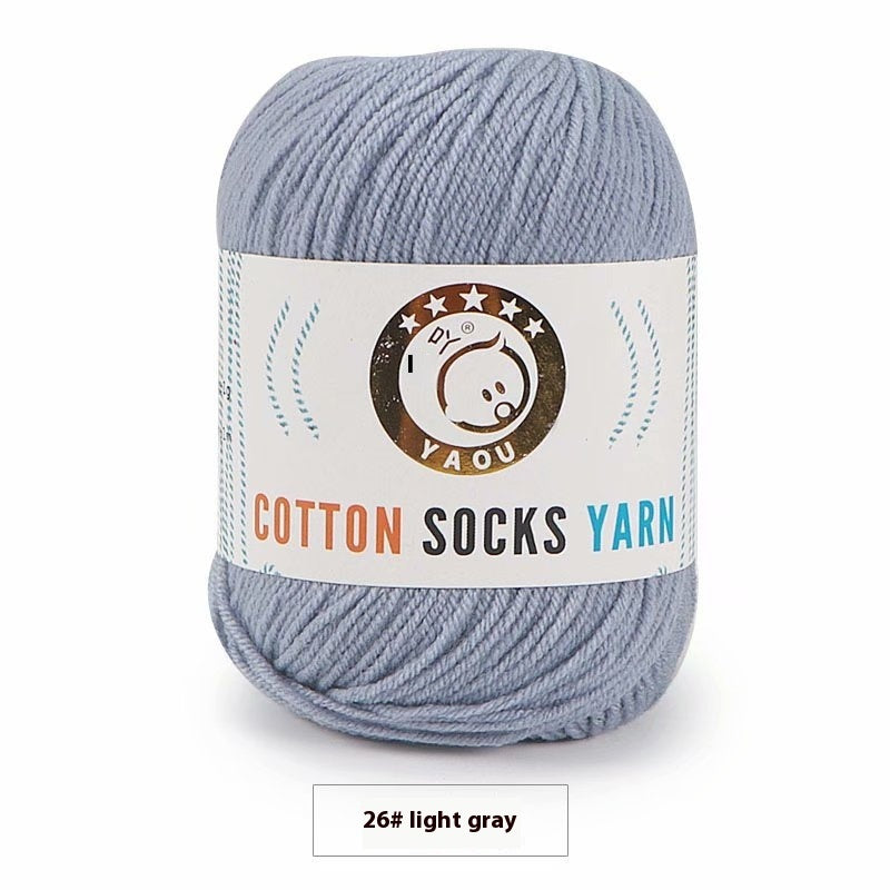 3-strand Combed Cotton Wool DIY Handmade Doll Toys For Babies And Children Yarn 50g