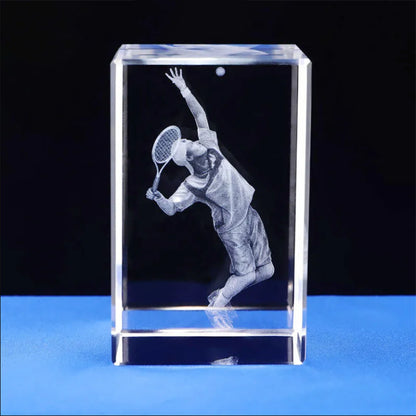 Interior Carving 3D Animal Series Crystal Statue Tourist Souvenir