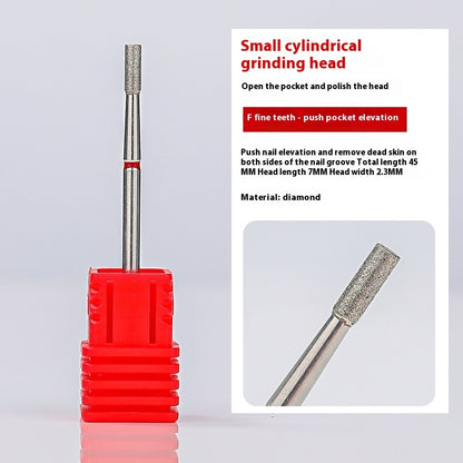 Pre-dismounting Polishing Head Set Of Diamond Sand For Manicure